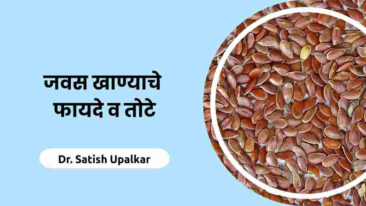 Health Benefits and Side effects of Flax Seeds in Marathi by Dr Satish Upalkar.